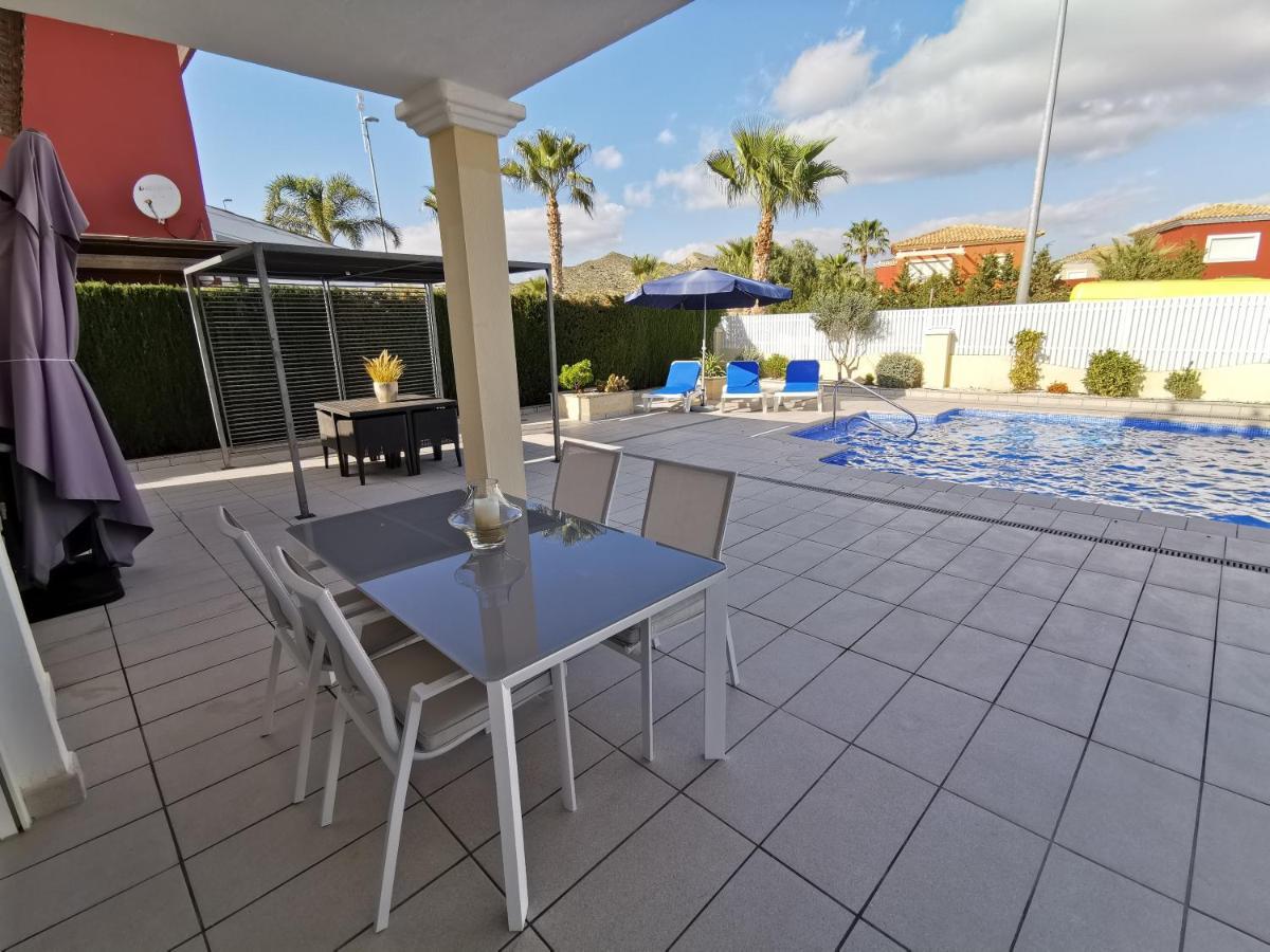 Villa De Lujo Con Piscina Privada, Jacuzzi Y Barbacoa Murcia Exteriör bild